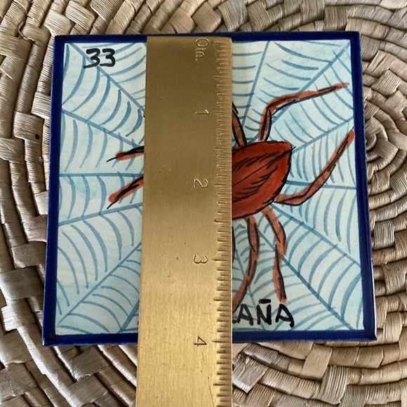 “La Araña” HandPainted Loteria Coaster - Picture 9 of 9